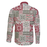 Mele Kalikimaka Hawaii Christmas Family Matching Off Shoulder Short Dress and Hawaiian Shirt Aloha Spirit with Hawaiian Quilt Pattern - Polynesian Pride