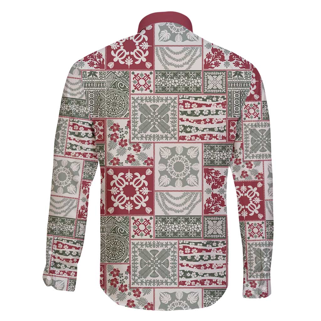 Mele Kalikimaka Hawaii Christmas Family Matching Summer Maxi Dress and Hawaiian Shirt Aloha Spirit with Hawaiian Quilt Pattern - Polynesian Pride