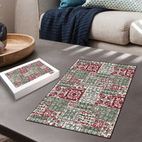 Mele Kalikimaka Hawaii Christmas Puzzle Aloha Spirit with Hawaiian Quilt Pattern LT9 - Polynesian Pride