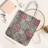 Mele Kalikimaka Hawaii Christmas Tote Bag Aloha Spirit with Hawaiian Quilt Pattern - Polynesian Pride