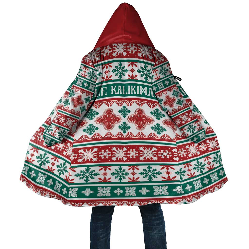 Mele Kalikimaka Hawaii Christmas Cloak Hawaiian Quilt Pattern Style - Polynesian Pride