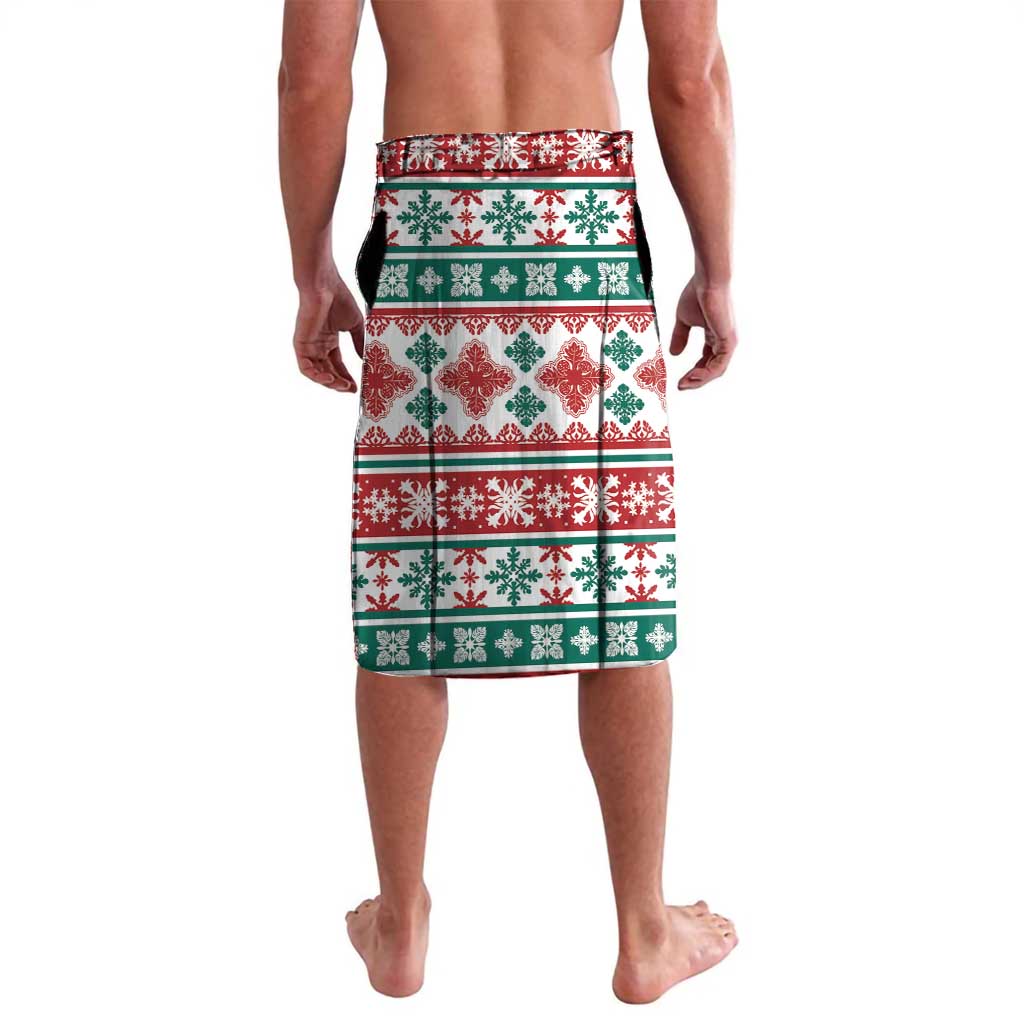 Mele Kalikimaka Hawaii Christmas Lavalava Hawaiian Quilt Pattern Style - Polynesian Pride