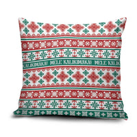 Mele Kalikimaka Hawaii Christmas Pillow Cover Hawaiian Quilt Pattern Style - Polynesian Pride