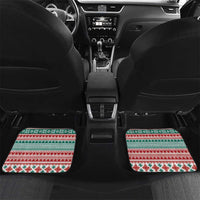 Santa Surf Mele Kalikimaka Personalized Car Mats Aloha Tropical Christmas Vibes - Polynesian Pride