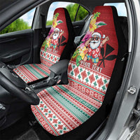 Santa Surf Mele Kalikimaka Personalized Car Seat Cover Aloha Tropical Christmas Vibes LT9 - Polynesian Pride