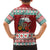 Shaka Sign Skull Mele Kalikimaka Personalized Family Matching Short Sleeve Bodycon Dress and Hawaiian Shirt Hawaiian Quilt Pattern - Polynesian Pride