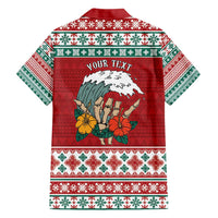 Shaka Sign Skull Mele Kalikimaka Personalized Family Matching Short Sleeve Bodycon Dress and Hawaiian Shirt Hawaiian Quilt Pattern LT9 - Polynesian Pride