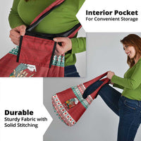 Shaka Sign Skull Mele Kalikimaka Personalized Grocery Bag Hawaiian Quilt Pattern - Polynesian Pride