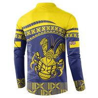 Niue Coconut Crab Button Sweatshirt Rock of Polynesia