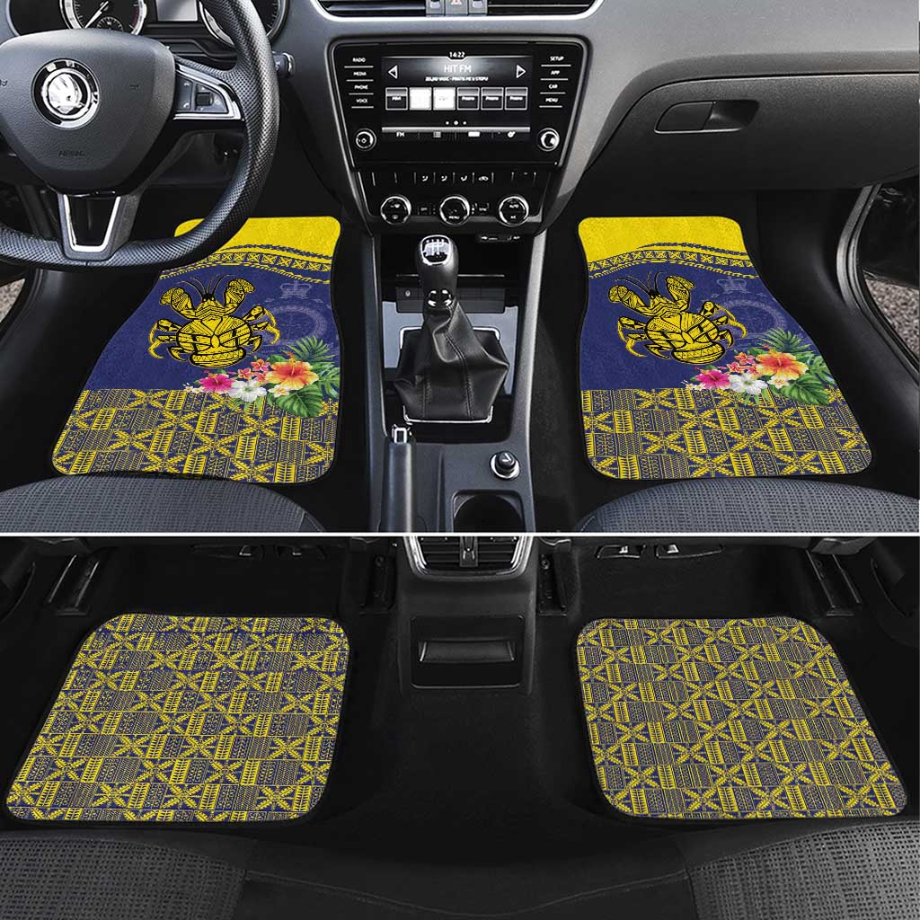 Niue Coconut Crab Car Mats Rock of Polynesia