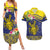 Niue Coconut Crab Couples Matching Summer Maxi Dress and Hawaiian Shirt Rock of Polynesia