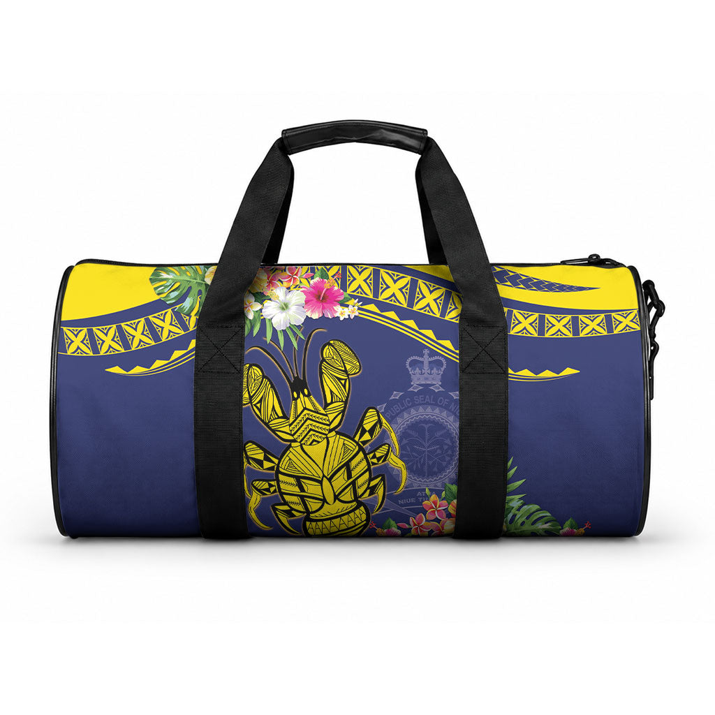 Niue Coconut Crab Duffle Bag Rock of Polynesia LT9 One size Gold - Polynesian Pride