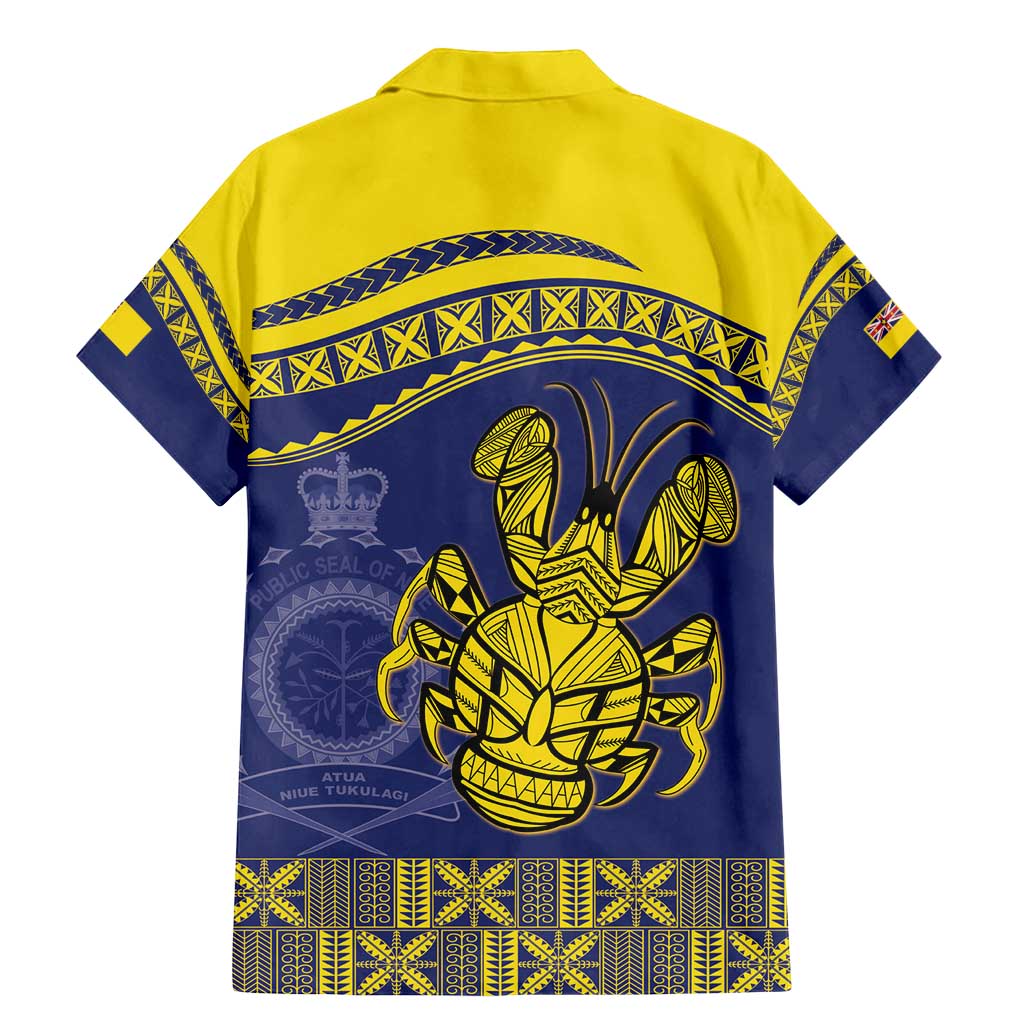 Niue Coconut Crab Family Matching Mermaid Dress and Hawaiian Shirt Rock of Polynesia