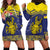 Niue Coconut Crab Hoodie Dress Rock of Polynesia