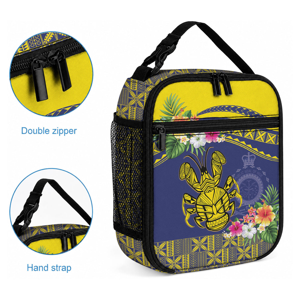 Niue Coconut Crab Lunch Bag Rock of Polynesia LT9 - Polynesian Pride