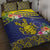 Niue Coconut Crab Quilt Bed Set Rock of Polynesia