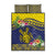 Niue Coconut Crab Quilt Bed Set Rock of Polynesia