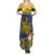 Niue Coconut Crab Summer Maxi Dress Rock of Polynesia