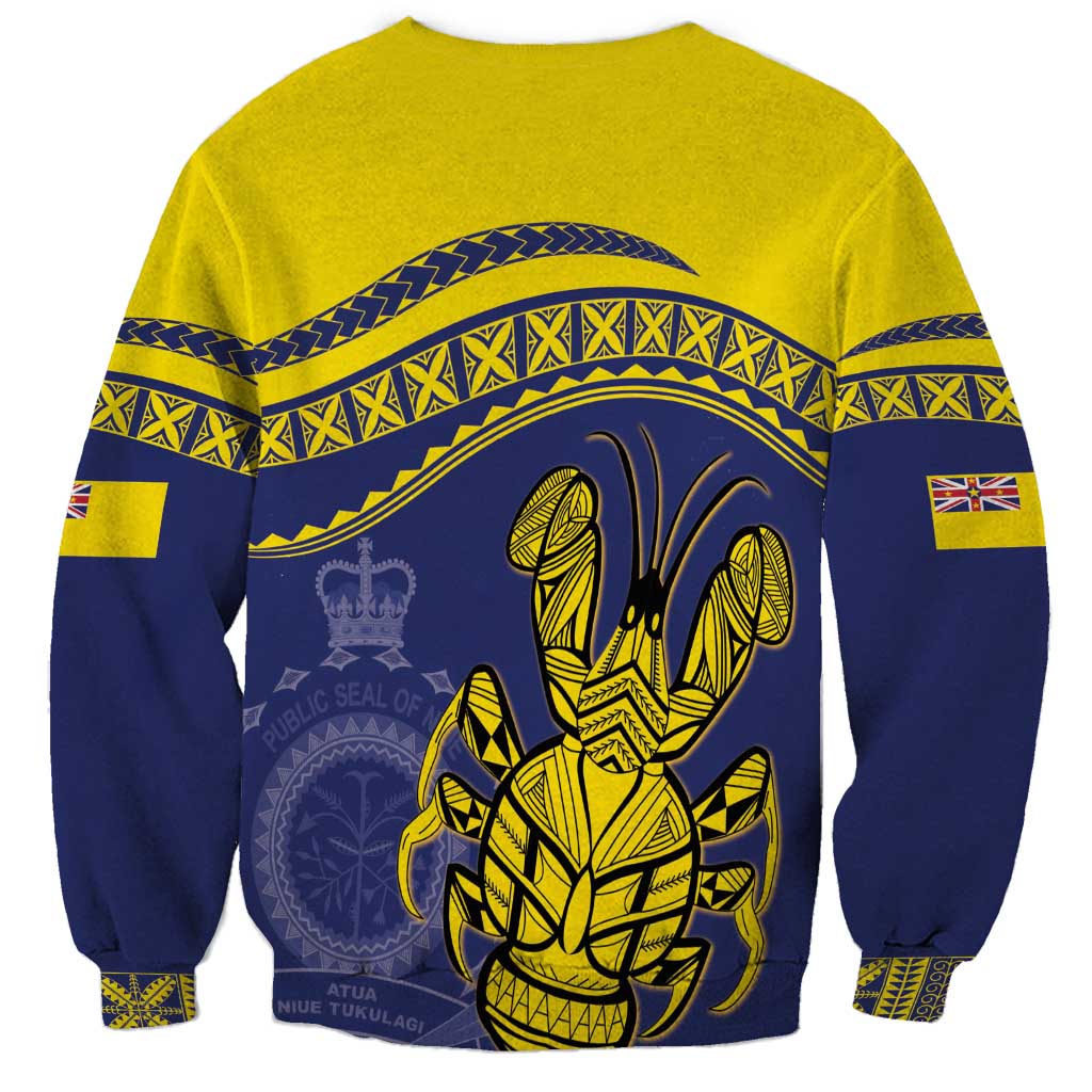 Niue Coconut Crab Sweatshirt Rock of Polynesia