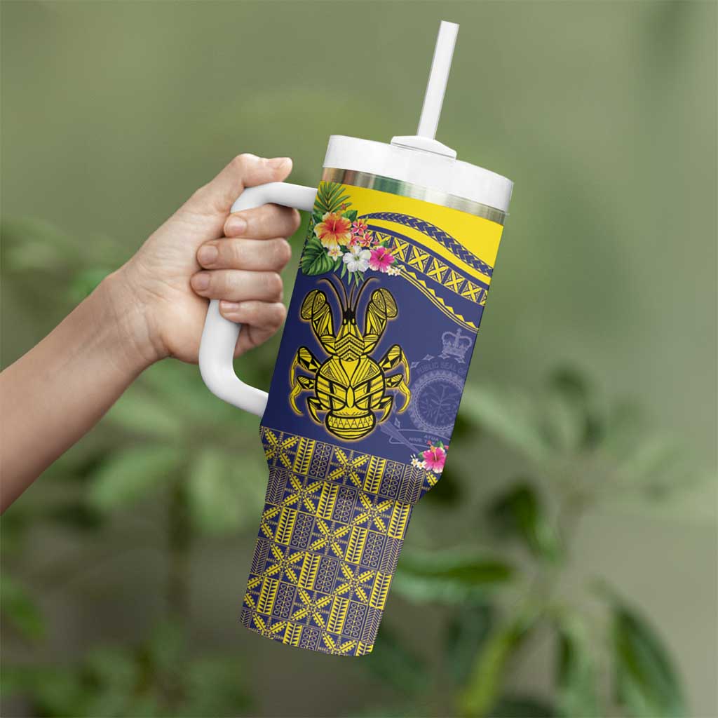 Niue Coconut Crab Tumbler With Handle Rock of Polynesia