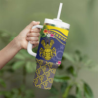 Niue Coconut Crab Tumbler With Handle Rock of Polynesia