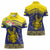 Niue Coconut Crab Women Polo Shirt Rock of Polynesia