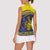 Niue Coconut Crab Women Sleeveless Polo Shirt Rock of Polynesia