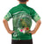 Norfolk Parakeet Tropical Kid Hawaiian Shirt Norfolk Island Tribal Pattern