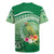 Norfolk Parakeet Tropical Rugby Jersey Norfolk Island Tribal Pattern