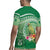 Norfolk Parakeet Tropical Rugby Jersey Norfolk Island Tribal Pattern