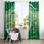 Norfolk Parakeet Tropical Window Curtain Norfolk Island Tribal Pattern