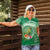 Norfolk Parakeet Tropical Women Polo Shirt Norfolk Island Tribal Pattern