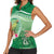 Norfolk Parakeet Tropical Women Sleeveless Polo Shirt Norfolk Island Tribal Pattern