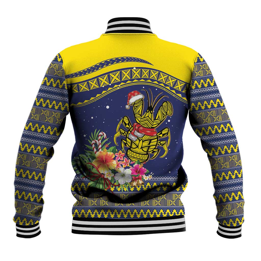 Monuina e Kilisimasi Niue Christmas Baseball Jacket Niuean Tribal Pattern