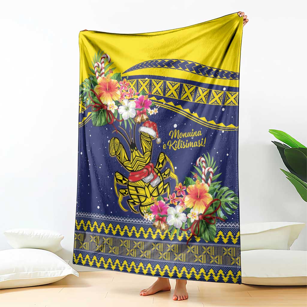 Monuina e Kilisimasi Niue Christmas Blanket Niuean Tribal Pattern