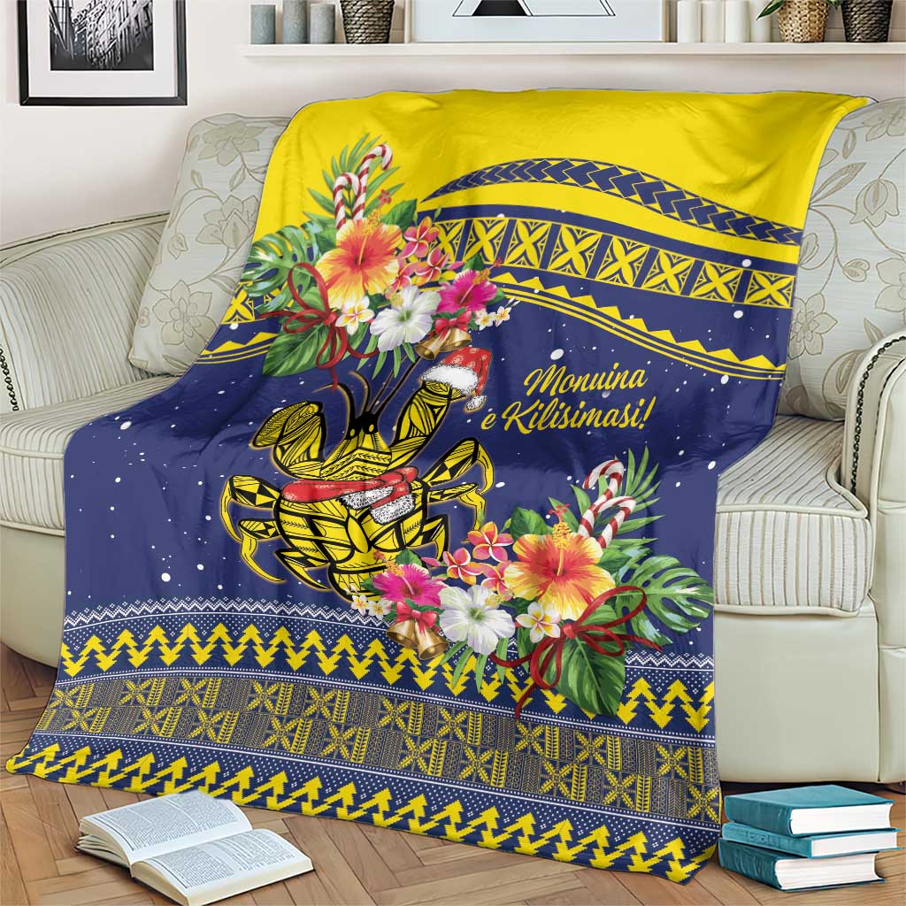 Monuina e Kilisimasi Niue Christmas Blanket Niuean Tribal Pattern