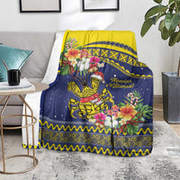 Monuina e Kilisimasi Niue Christmas Blanket Niuean Tribal Pattern