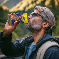 Monuina e Kilisimasi Niue Christmas 4 in 1 Can Cooler Tumbler Niuean Tribal Pattern