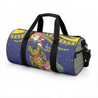 Monuina e Kilisimasi Niue Christmas Duffle Bag Niuean Tribal Pattern LT9 - Polynesian Pride