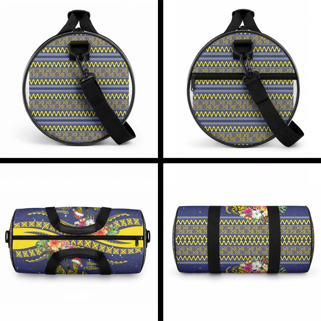 Monuina e Kilisimasi Niue Christmas Duffle Bag Niuean Tribal Pattern LT9 - Polynesian Pride