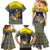 Monuina e Kilisimasi Niue Christmas Family Matching Mermaid Dress and Hawaiian Shirt Niuean Tribal Pattern