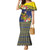 Monuina e Kilisimasi Niue Christmas Family Matching Mermaid Dress and Hawaiian Shirt Niuean Tribal Pattern