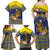 Monuina e Kilisimasi Niue Christmas Family Matching Off Shoulder Maxi Dress and Hawaiian Shirt Niuean Tribal Pattern