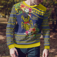 Monuina e Kilisimasi Niue Christmas Ugly Christmas Sweater Niuean Tribal Pattern