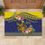Monuina e Kilisimasi Niue Christmas Rubber Doormat Niuean Tribal Pattern