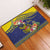 Monuina e Kilisimasi Niue Christmas Rubber Doormat Niuean Tribal Pattern