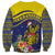 Monuina e Kilisimasi Niue Christmas Sweatshirt Niuean Tribal Pattern