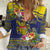 Monuina e Kilisimasi Niue Christmas Women Casual Shirt Niuean Tribal Pattern
