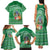 Norfolk Island Pine Tree Christmas Family Matching Tank Maxi Dress and Hawaiian Shirt Coat of Arm and Polynesian Pattern