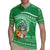 Norfolk Island Pine Tree Christmas Rugby Jersey Coat of Arm and Polynesian Pattern